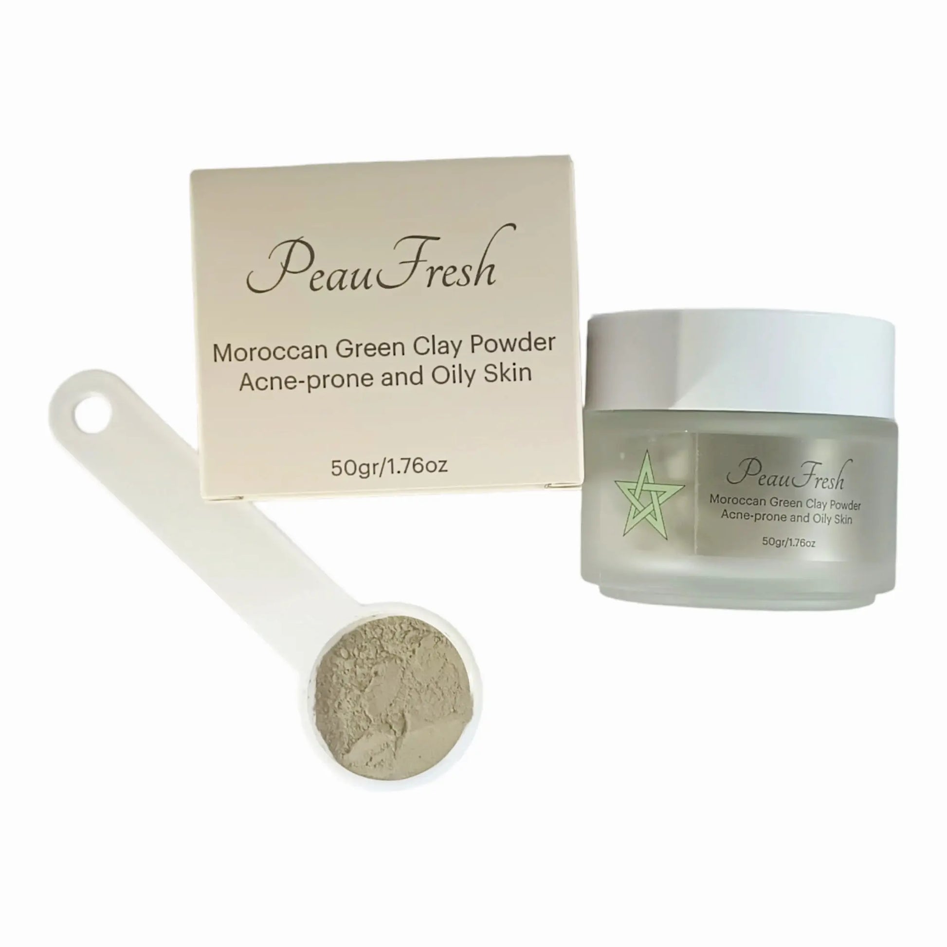 Moroccan Organic Green Clay Package Exfoliate Tone Skin