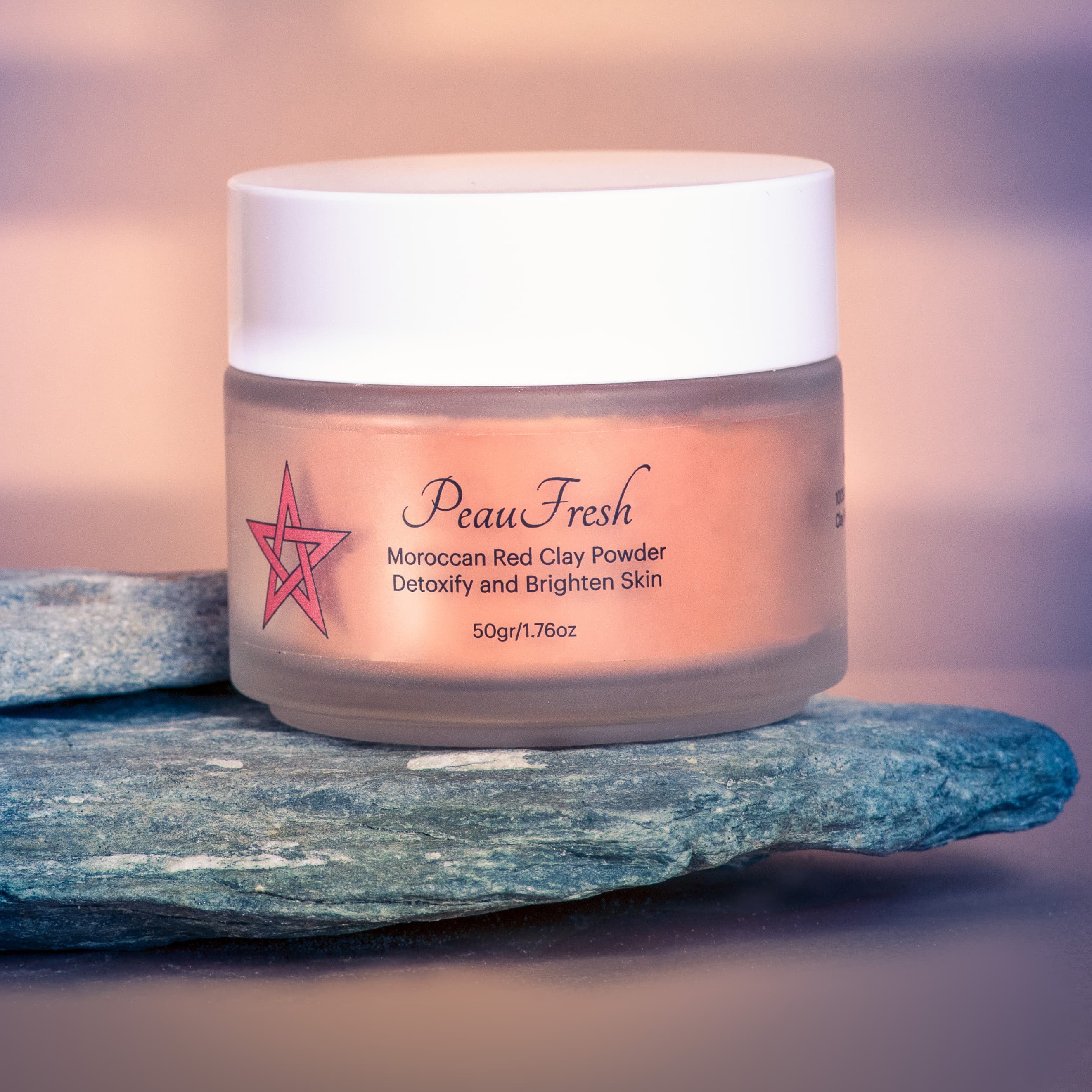 Moroccan Red Clay Powder | Detoxify & Rejuvenate Skin – PeauFresh