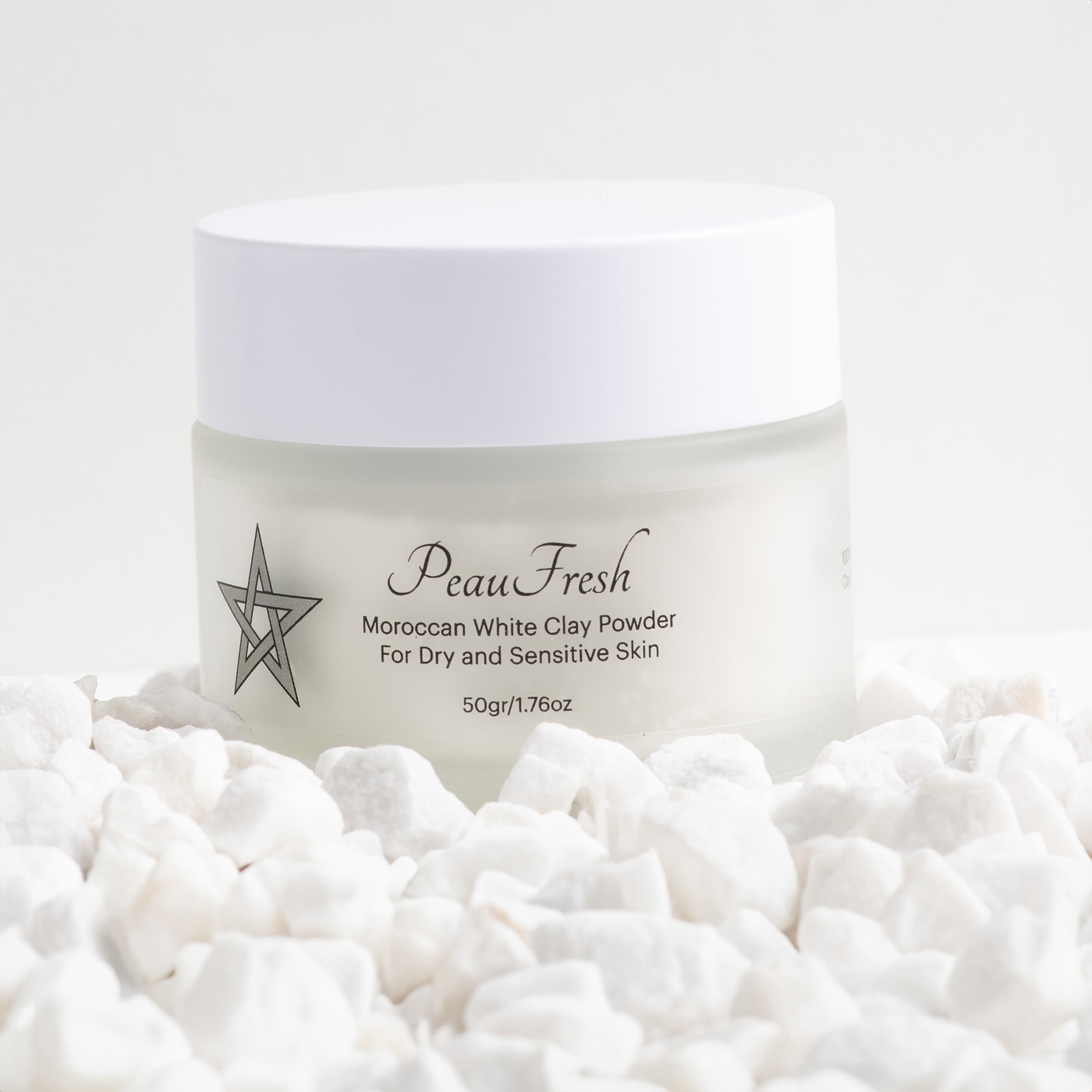 Moroccan White Clay Powder | Deep Cleanse & Glow Naturally